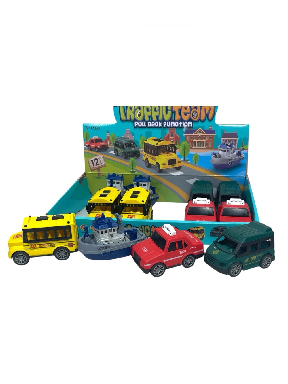 4/$5 Kids Pull-BackVehicle Set
